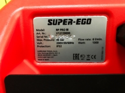  Электрический опрессовочный насос Super-EGO RP PRO III 3