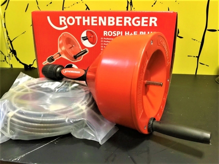  Rothenberger ROSPI H+E PLUS (Ø 8мм x 7,5м) - механічний пристрій для прочищення труб