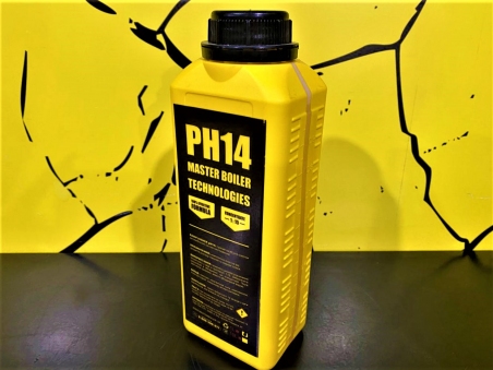 RADIFLUSHER PH 14, 1 л - щелочное cредство для промывки системы охлаждения автомобиля, радиатора печки отопителя салона