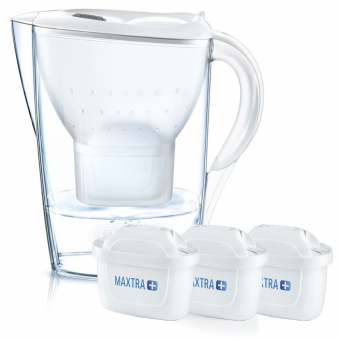 Фильтр-кувшин BRITA Marella Memo белый + 3 картриджа