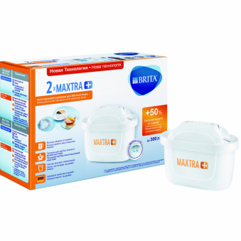 Комплект картриджей для фильтра-кувшина BRITA MAXTRA+ Limescale для жесткой воды, 2 шт
